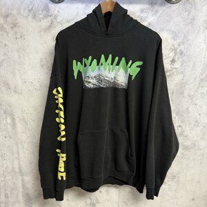 Kanye West Wyoming Hoodie Mens Large Album Listening Party Hip Hop 2080 27x26.5